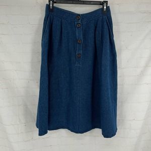 Elegant Blue Women's Skirt